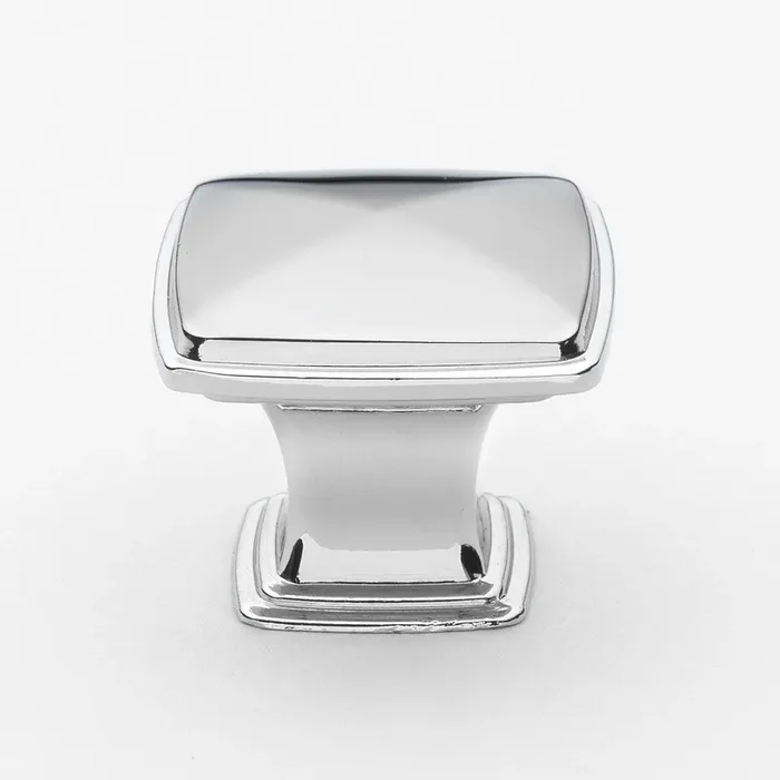 1-1/4 Inch Square Decorative Cabinet Knob