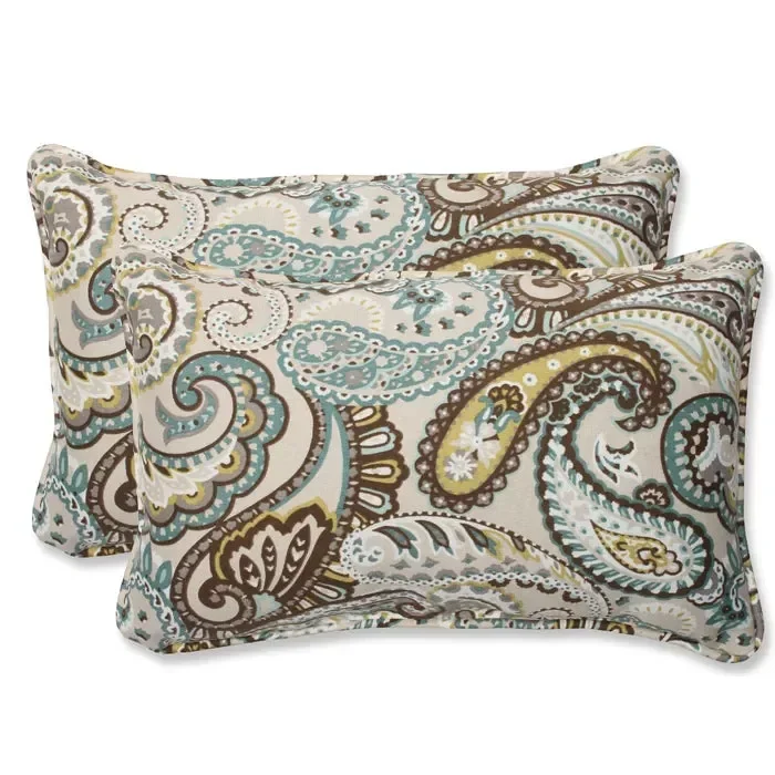 11.5″ x 18.5″ Shadella Outdoor Rectangular Pillow Cover & Insert (Set of 2)