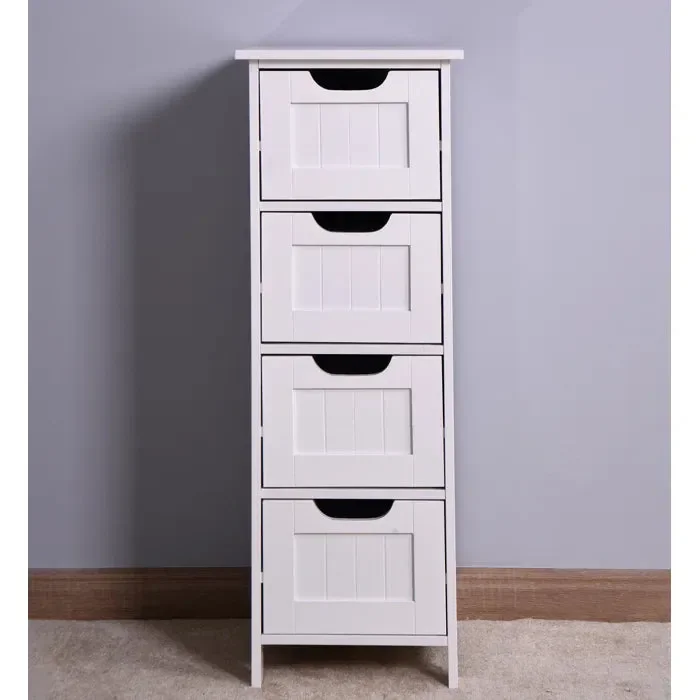 11.8” W x 32.3” H x 11.8” D Free-Standing Bathroom Cabinet
