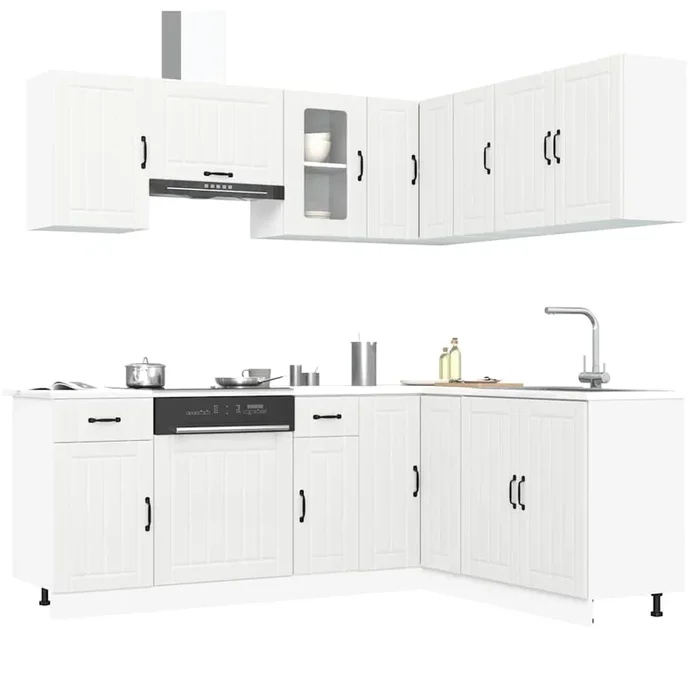 11 Piece Kitchen Cabinet Set Kalmar Engineered Wood