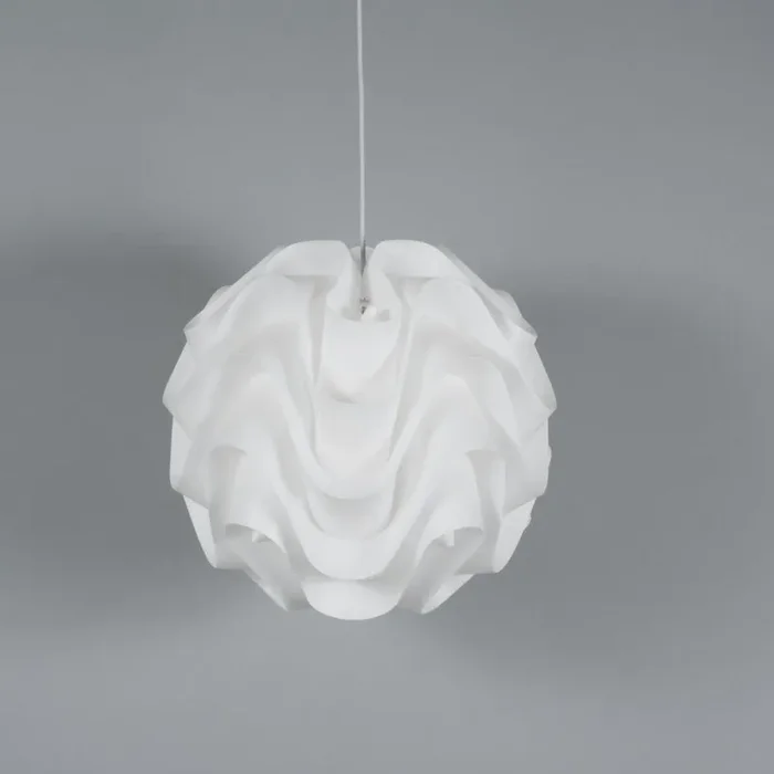 13.75″ Cowans Wave 1-Light Unique / Statement Geometric Pendant