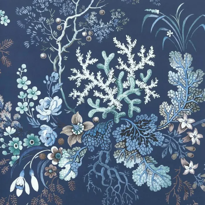 1838 231116603 KILBURN’S CORAL # 03 OCEAN BLUE Wallpaper