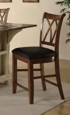 24″ Bar Stool (Set of 2) in Cherry – Coaster – 102272-SET