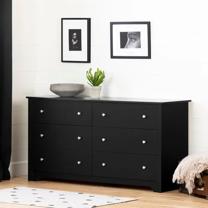 31.25” H x 59.25” W x 19.5” D Olympia 6 Drawer Dresser