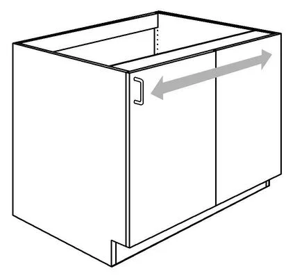 36″ Lower Blind Corner Cabinet – Prepac Furniture – BC-3636-F