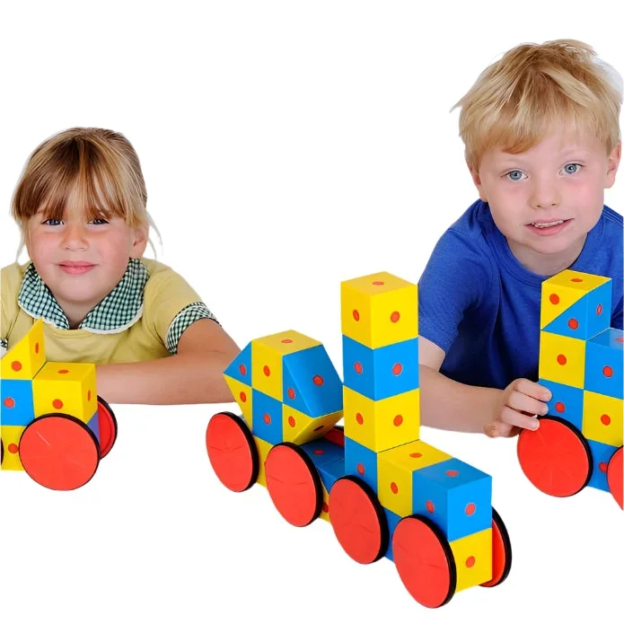 3D Magnetic Construction Blocks Set Age 3+