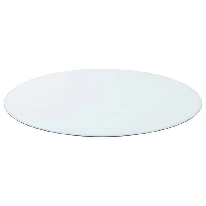 48″ 6mm Round Clear Tempered Glass Top – Clear
