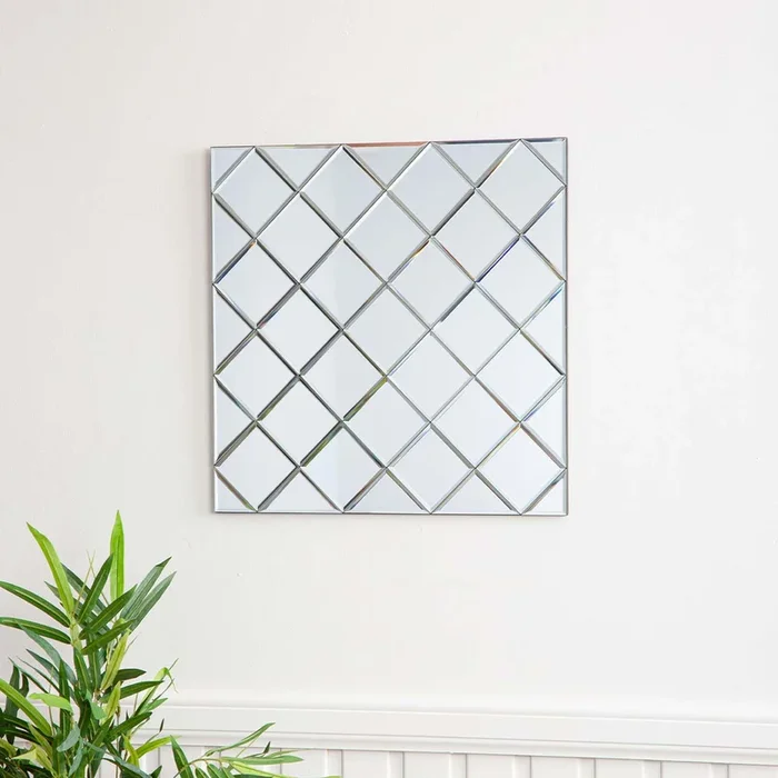 50×50 Criss Cross Wall Mirror