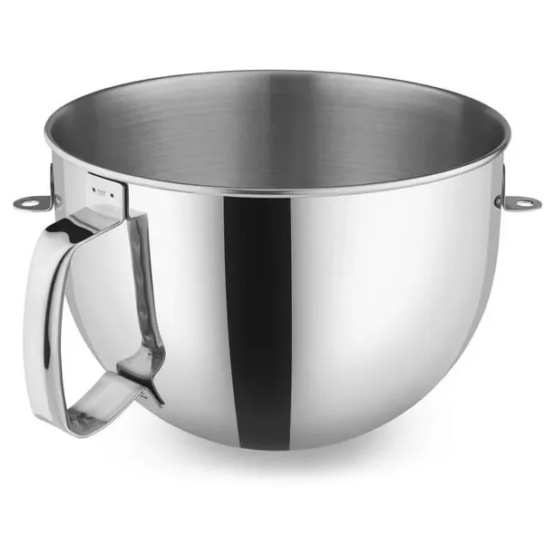 6 Quart Bowl-Lift Polished Stainless Steel Bowl with Comfortable Handle