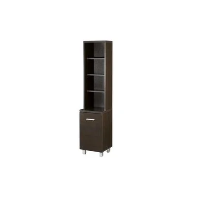 60” Tall Storage & Audio Tower with 4 Shelves – Nexera Furniture
