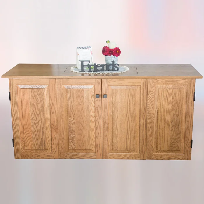 62″ Amish Sewing Machine Cabinet with Lift (Available in 65″)