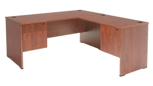 66 Inch L-Shaped Desk – Sandia Laminate – SLDP663042