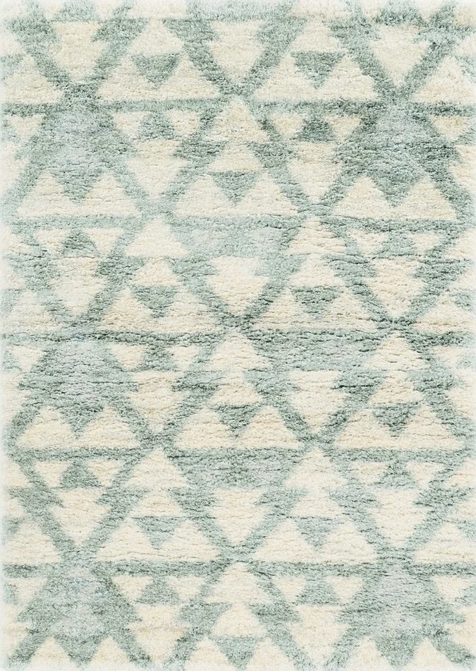 8′ X 10′ Ivory And Gray Geometric Area Rug