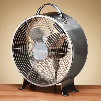 9″ Retro – Stainless – Deco Breeze – DBF0641