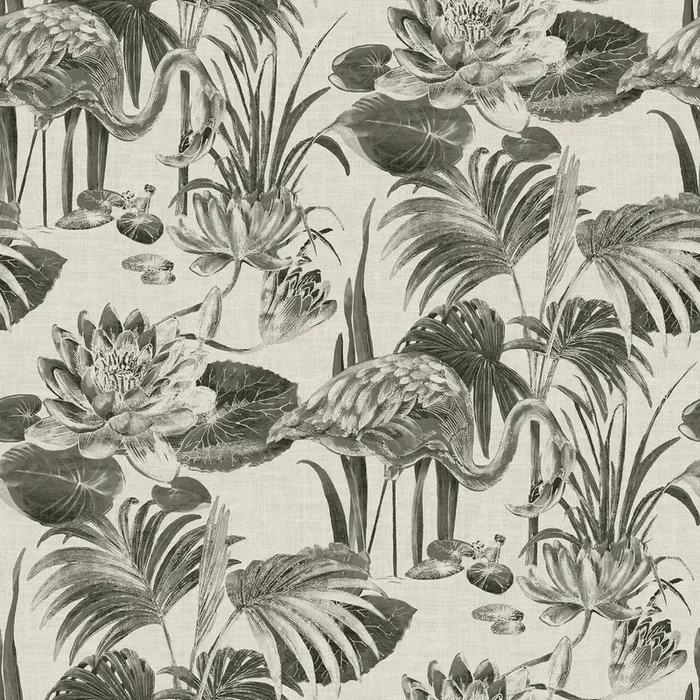 A-Street Prints 2861-87522 Frolic Black Lagoon Wallpaper
