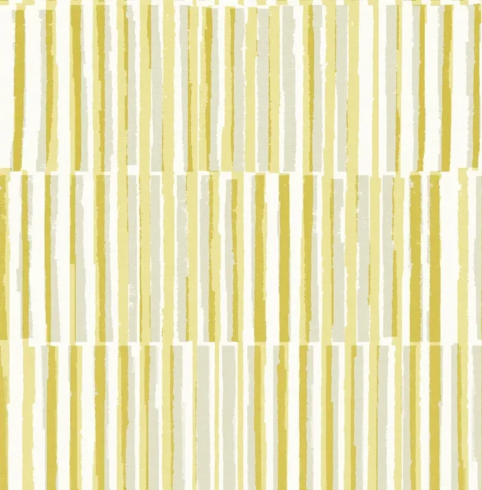 A-Street Prints 4014-26416 Sabah Yellow Stripe Wallpaper
