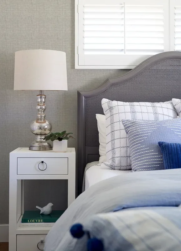 A-Street Prints 4120-26836 Kantera Blue Fabric Texture Wallpaper