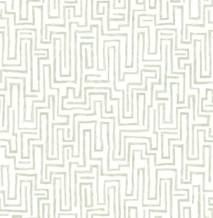 A-Street Prints 4121-25702 Ramble Sage Geometric Wallpaper