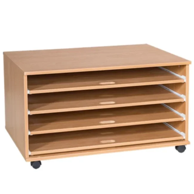 A1 Wooden Paper Store – 4 Sliding Shelves