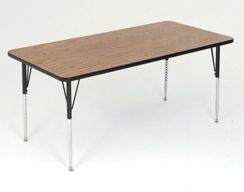 Activity Table in Medium Oak – Rectangular 30″ x 72″ – Correll Office Furniture – A3072-REC