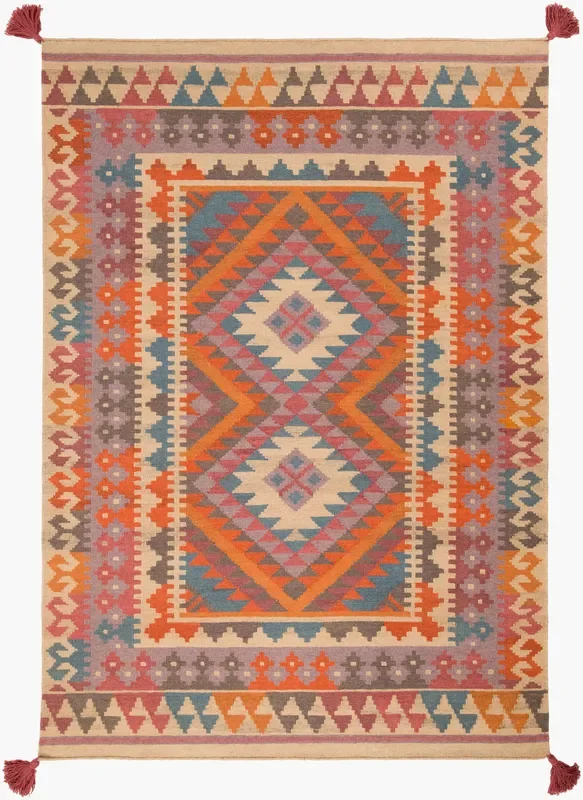 Adia DIA-2005 5′ x 7′ Handmade Wool Area Rug