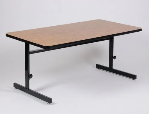 Adjustable Height Computer Table 24″ x 72″ – Correll Office Furniture – CSA2472