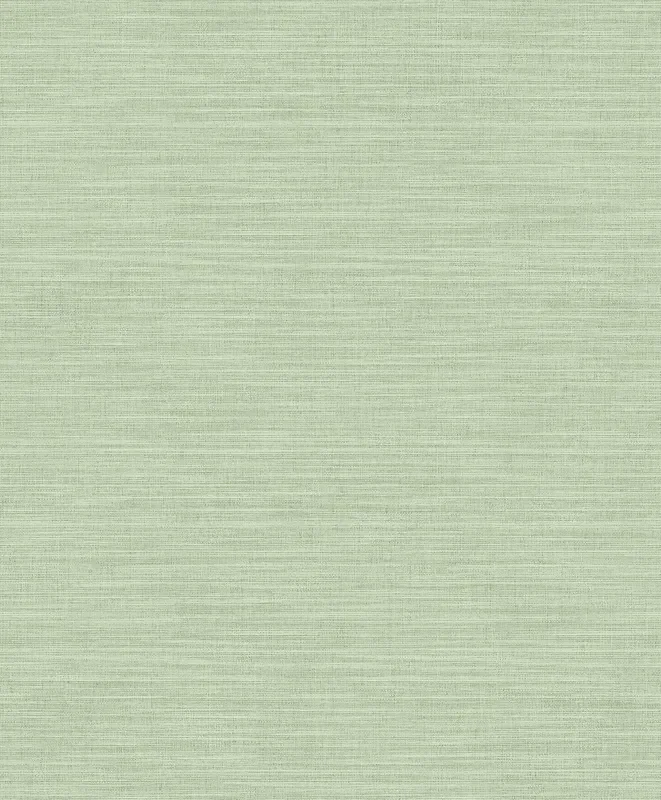 Advantage 2813-MKE-3126 Colicchio Light Green Linen Texture Wallpaper