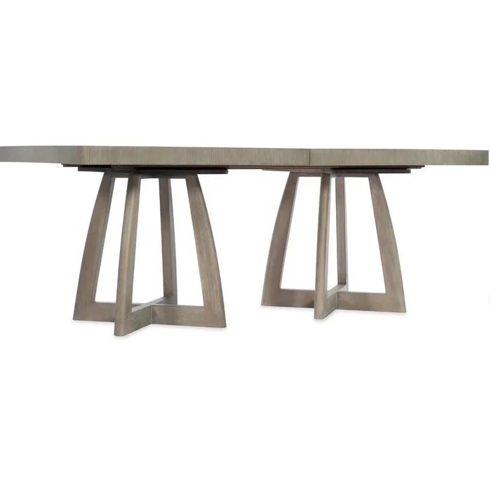 Affinity Rectangle Pedestal Dining Table – Extends to 114″