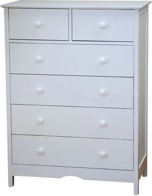 AFG Baby Molly 6 Drawer Dresser White