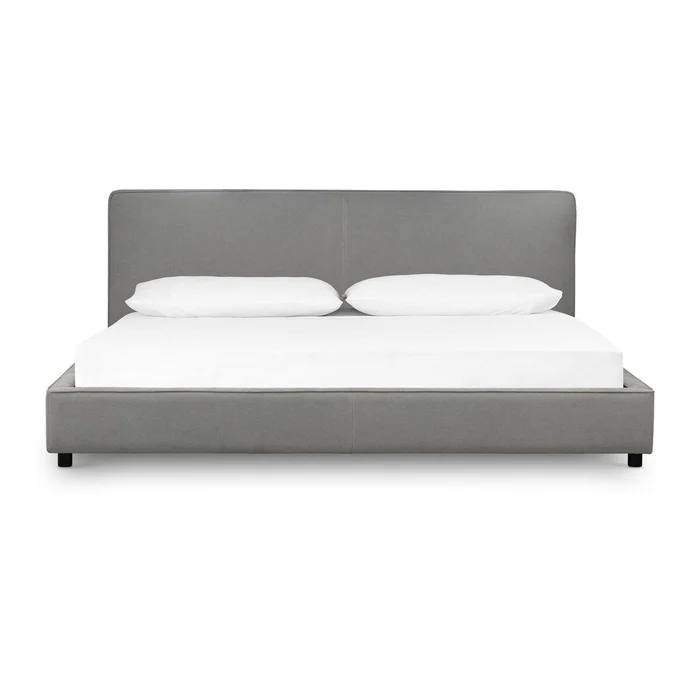 Aidan King Bed – Heavy Pebble Pewter