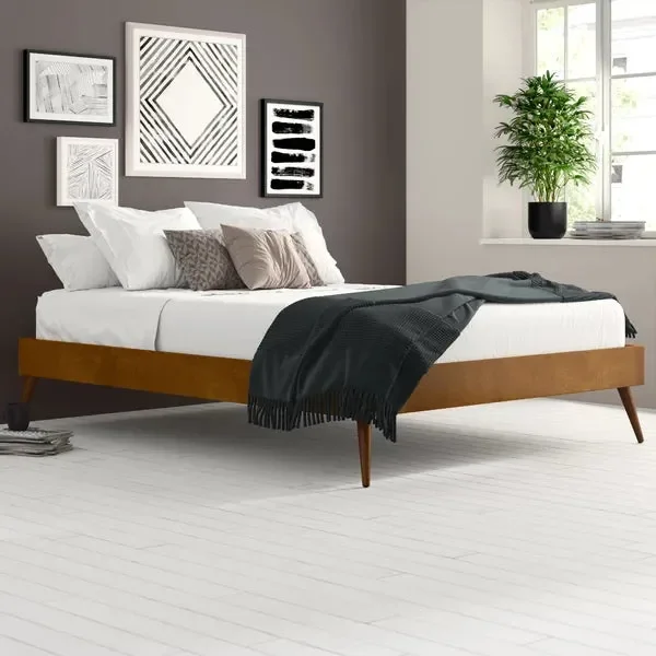 Alcantara 15” Platform Bed king