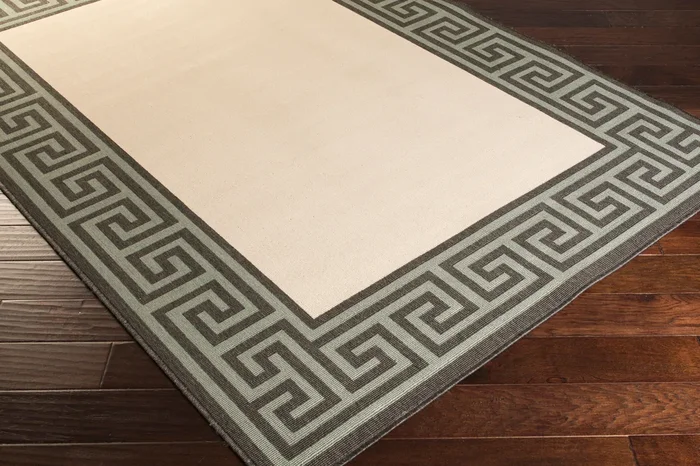 Alfresco ALF-9627 9ft Square Machine Woven Indoor/Outdoor Area Rug