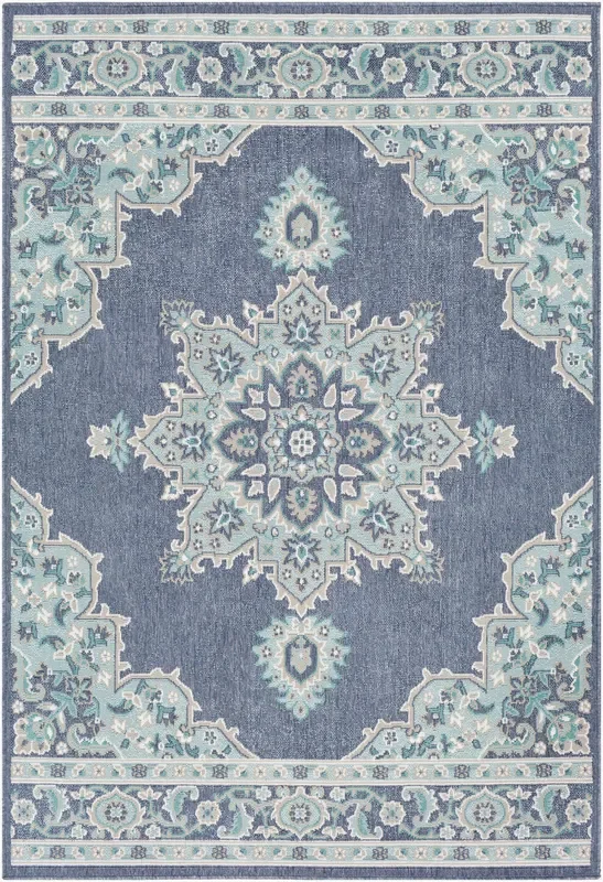 Alfresco ALF-9670 3′ x 5′ Machine Woven Indoor/Outdoor Accent Rug