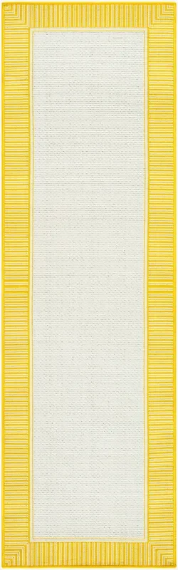 Alfresco ALF-9694 12ft Runner Machine Woven Indoor/Outdoor Runner Rug