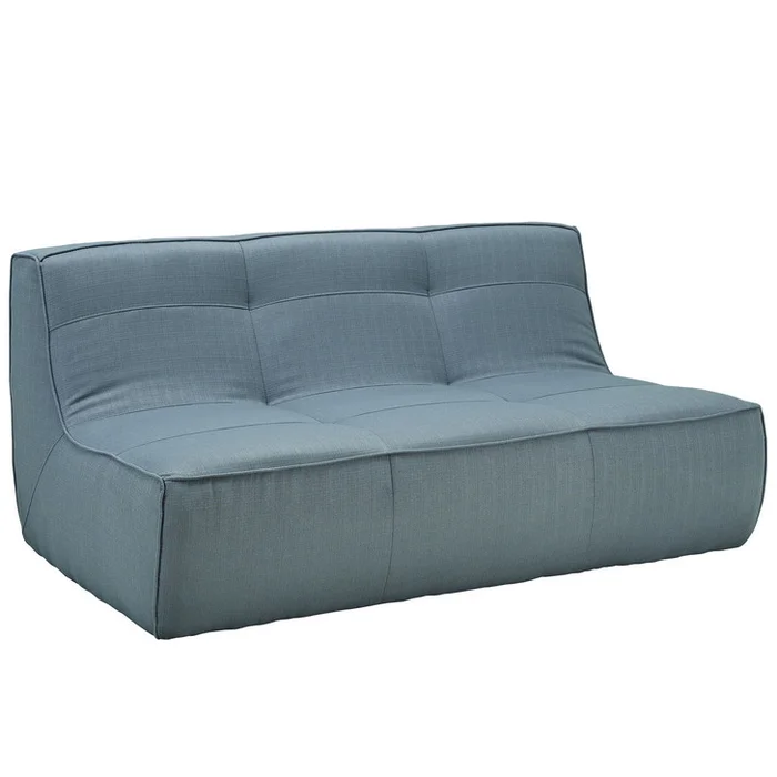 Align Upholstered Loveseat in Sea