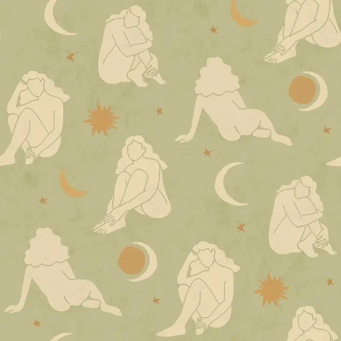 Alja Horvat AHS4716 Sage Nudes Peel & Stick Wallpaper