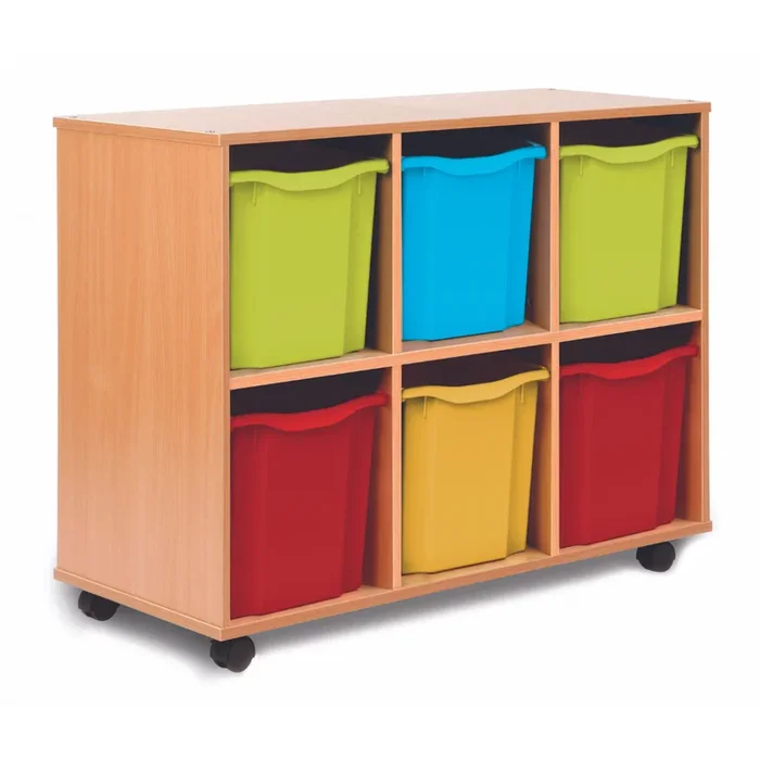 Allsorts Mobile Tray Storage With 6 Jumbo Trays