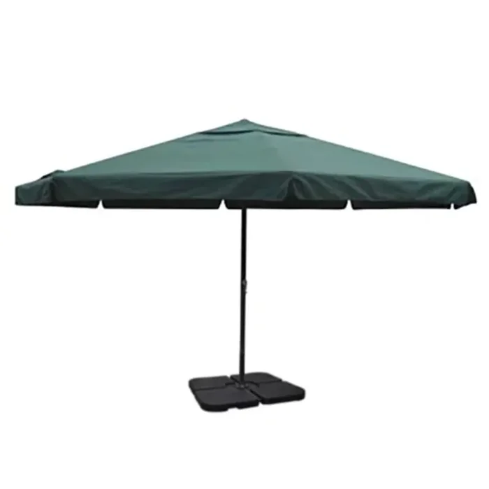Aluminium Garden Parasol With Portable Base