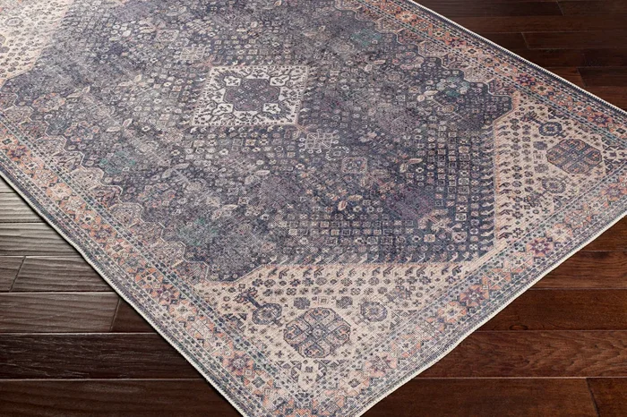 Amelie AML-2307 5′ x 7′ Machine Woven Washable Area Rug