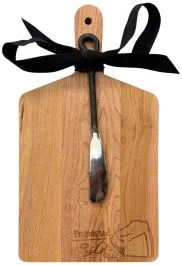 American Made Solid Maple Wood Engraved Cheese Board