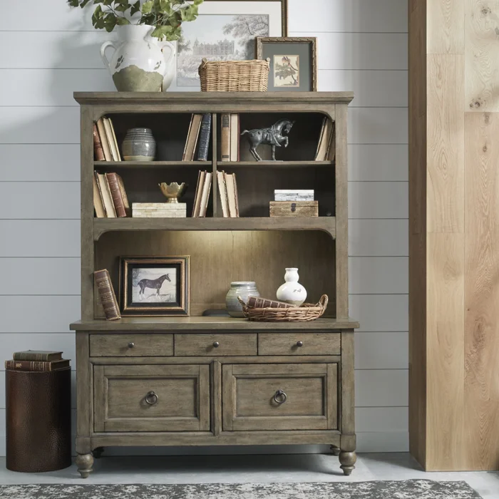 Americana Farmhouse – Credenza & Hutch