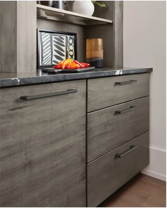 Amerock Versa 6-5/16 Inch Center to Center Handle Cabinet Pull, set of 4