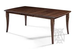 Amish Crafted Solid Maple Wood 78″ Long Extension Leg Table in Earthtone Finish