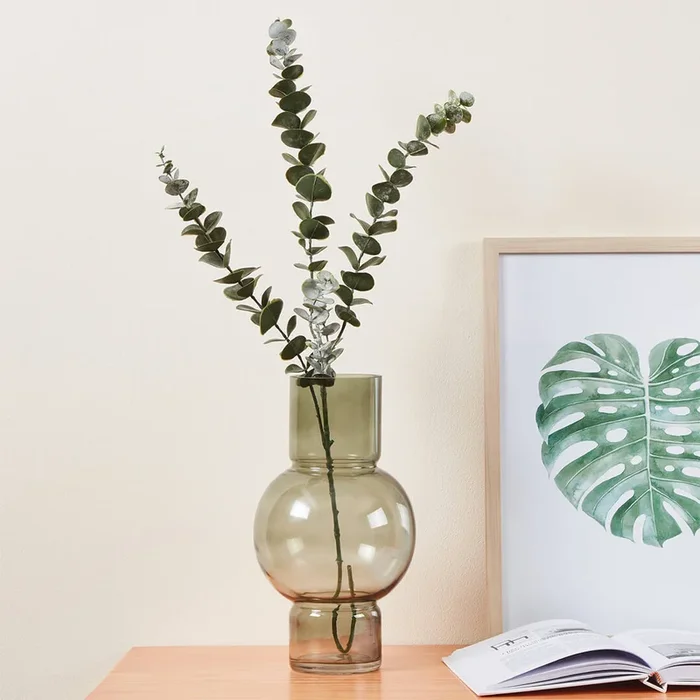 Ampitabe Green Round Vase