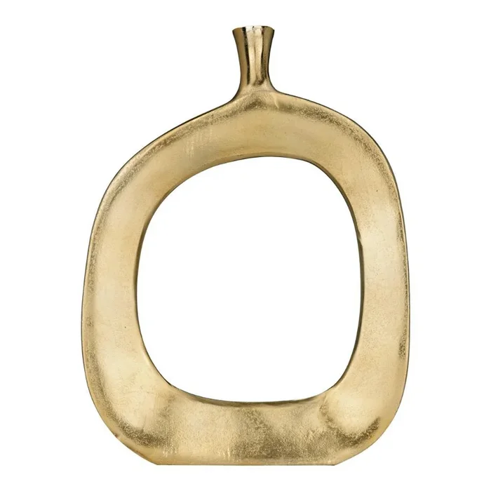 Ankarefo Round Gold Vase Large