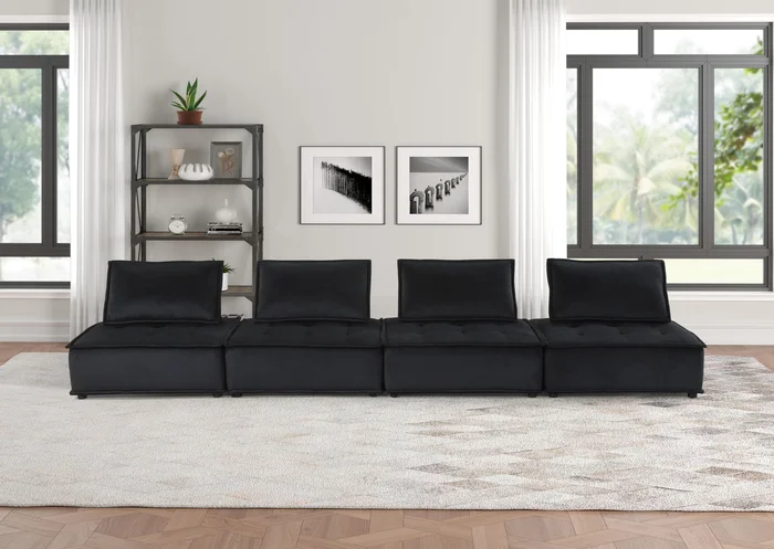 Anna – Soft Velvet Modular Sofa