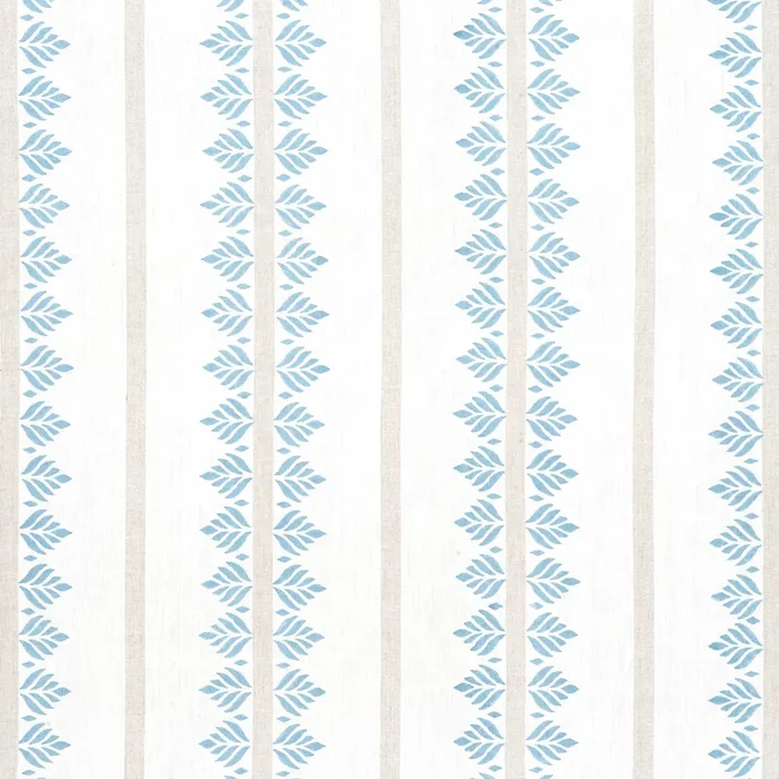 Anna French AF15103 FERN STRIPE Spa Blue Fabric