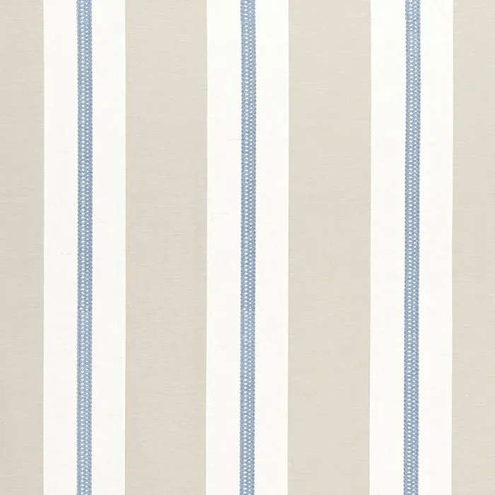 Anna French AW24531 ALDEN STRIPE EMBROIDERY Sky Fabric