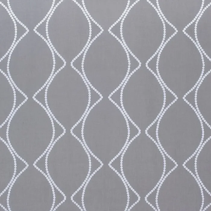 Anna French AW9112 SYON EMBROIDERY Grey Fabric