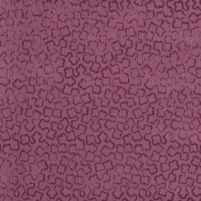 Anna French AW9249 TREFOLIA VELVET Mulberry Fabric